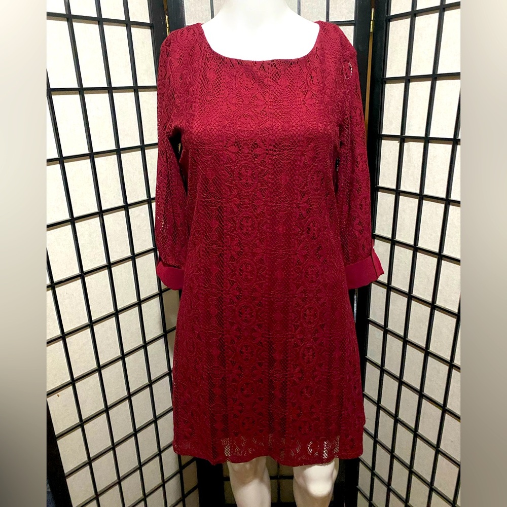 As U Wish Longsleeve Lace Midi Dress